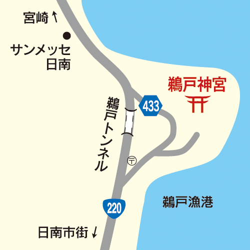 鵜戸神宮のみ_map