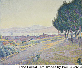 Pine Forest-St. Tropez by Paul SIGNAC