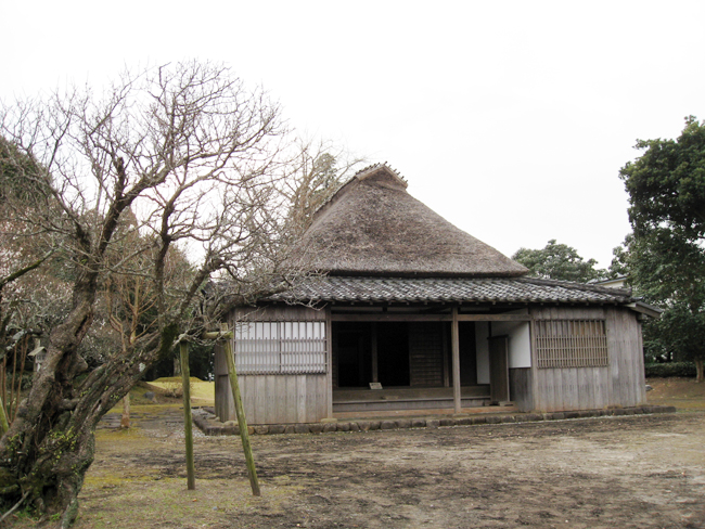 安井息軒旧宅（北より）