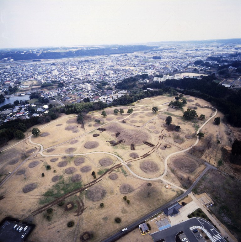 上空より見た第１古墳群