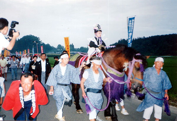 花木あげ馬(権児と馬)