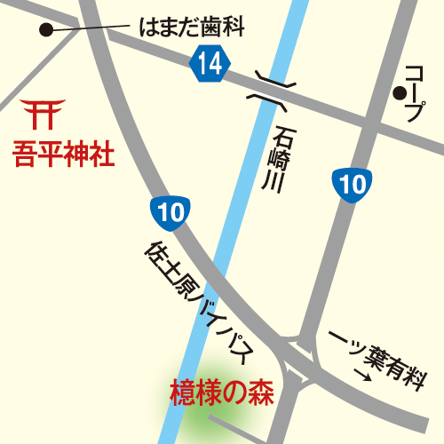 佐土原吾平神社_map