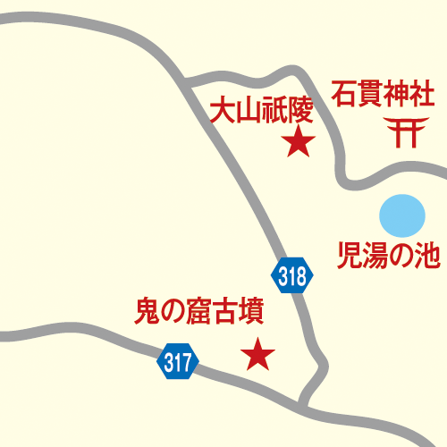 石貫神社・鬼の窟古墳_map