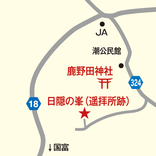 鹿野田神社_map