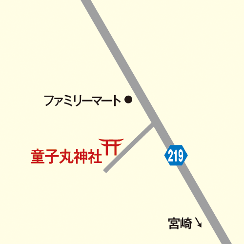 童子丸神社_map