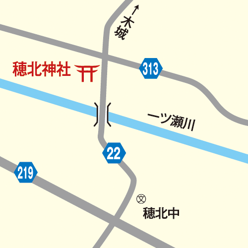 穂北神社_map