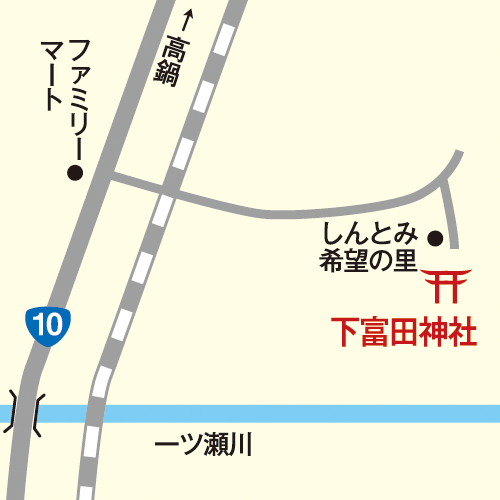 下富田神社_map