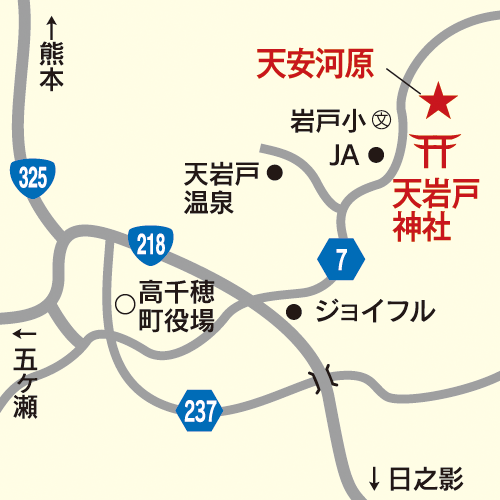 天岩戸神社_map