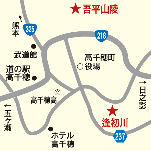 吾平山陵／逢初川_map