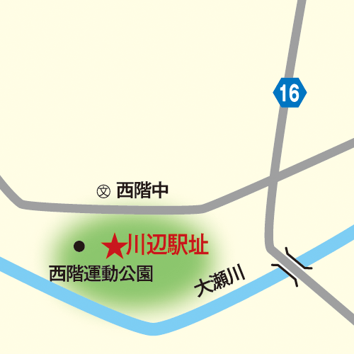 川辺駅址_map