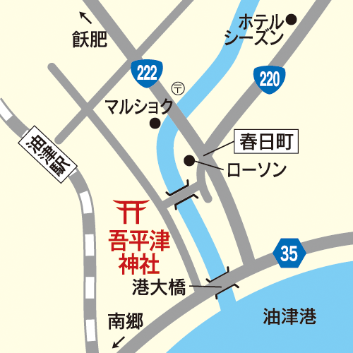 吾平津神社_map