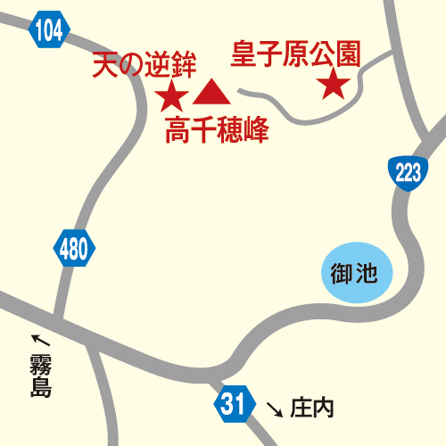 高千穂峰_map