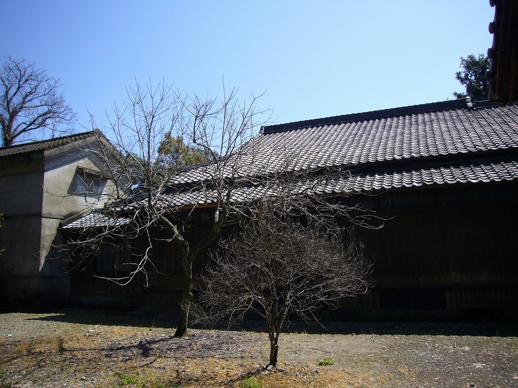 主屋と連結する廊下