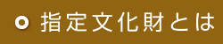 指定文化財とは