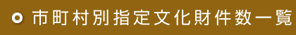 市町村別指定文化財件数一覧