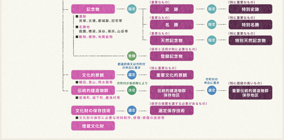 文化財保護の体系 図02